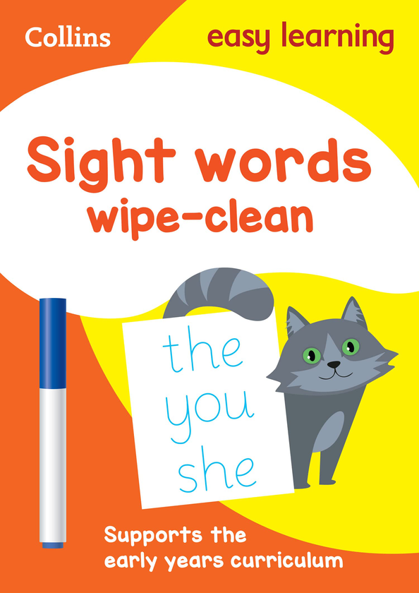 Бумажная книга «Sight Words Age 3-5 Wipe Clean Activity Book: Ideal for Home Learning» - фото №1
