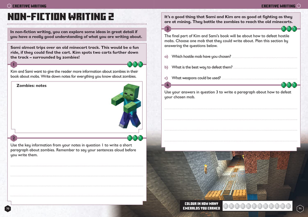 [object Object] «Minecraft English Ages 7-8: Official Workbook» - фото №4 - мініатюра