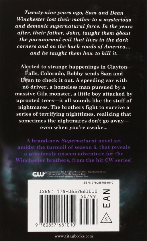 Паперова книга «Supernatural. Night Terror. Book 9», автор Джон Пассарелла - фото №1