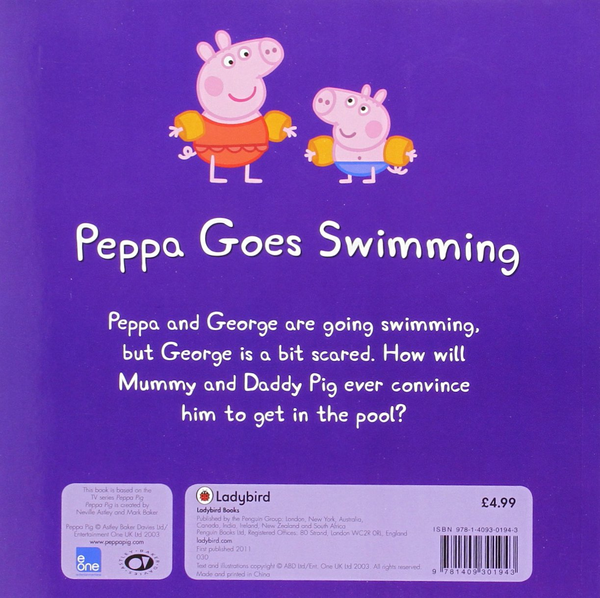 Паперова книга «Peppa Pig. Peppa Goes Swimming» - фото №1
