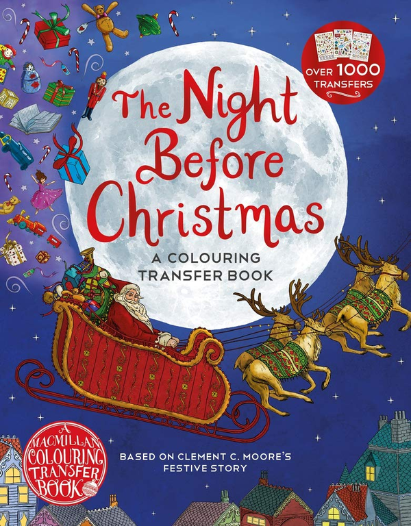 Паперова книга «The Night Before Christmas. A Colouring Transfer Book» - фото №1