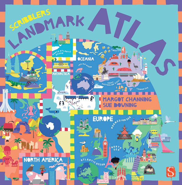 Паперова книга «Scribblers My First Landmark Atlas», автор Марго Ченнінг - фото №1