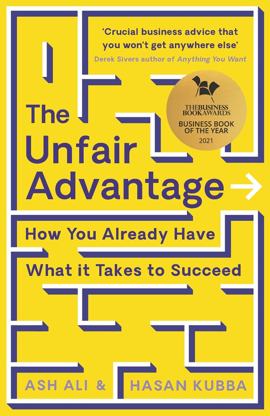 Паперова книга «The Unfair Advantage», авторів Еш Алі, Хасан Кубба - фото №1