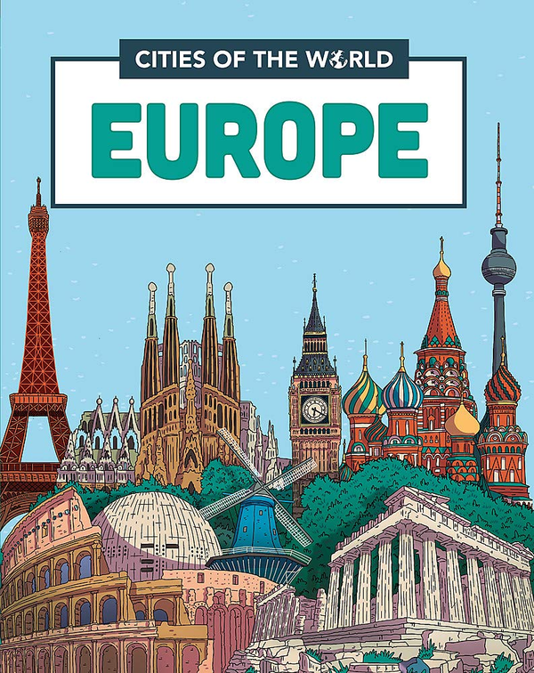 Бумажная книга «Cities of Europe», автор Лиз Гогерли - фото №1