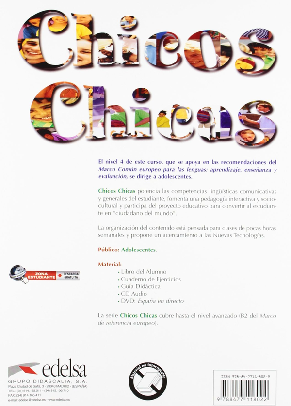 Бумажная книга «Chicos-Chicas. Libro Del Alumno 4», автор Мария-Анджелес Паломино - фото №1