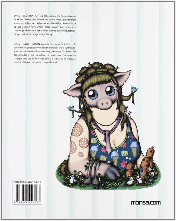 Бумажная книга «Sweet Illustration», автор Монса - фото №1