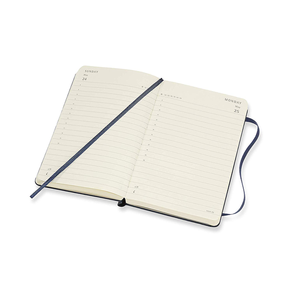  «Ежедневник карманный Moleskine на 2020 год Сапфир (DHB2012DC2Y20)», бренда Moleskine - фото №1