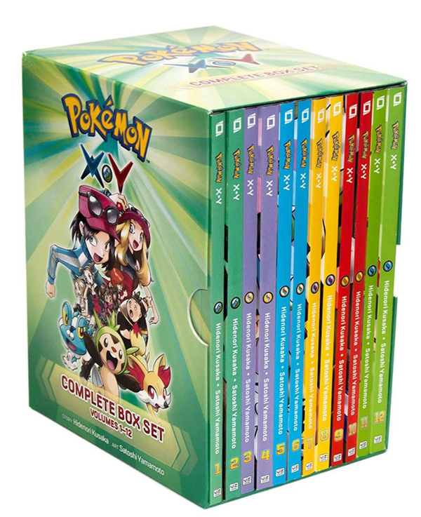 Бумажная книга «Pokemon X•Y Complete Box Set (Volumes 1-12)», автор Хидэнори Кусака - фото №1