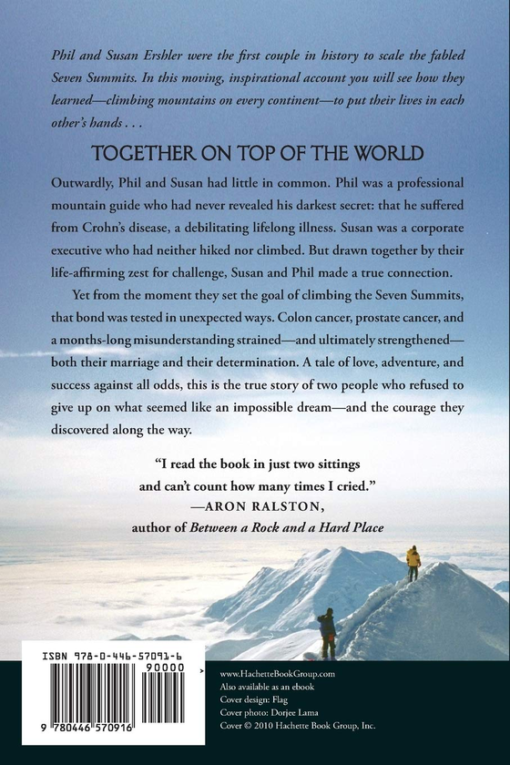 Бумажная книга «Together on Top of the World. The Remarkable Story of the First Couple to Climb the Fabled Seven Summits», авторов Фил Эршлер, Сьюзан Эршлер, Робин Саймонс - фото №1