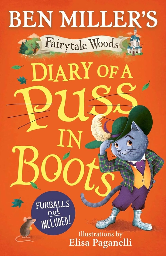 Паперова книга «Diary of a Puss in Boots», автор Бен Міллер - фото №1
