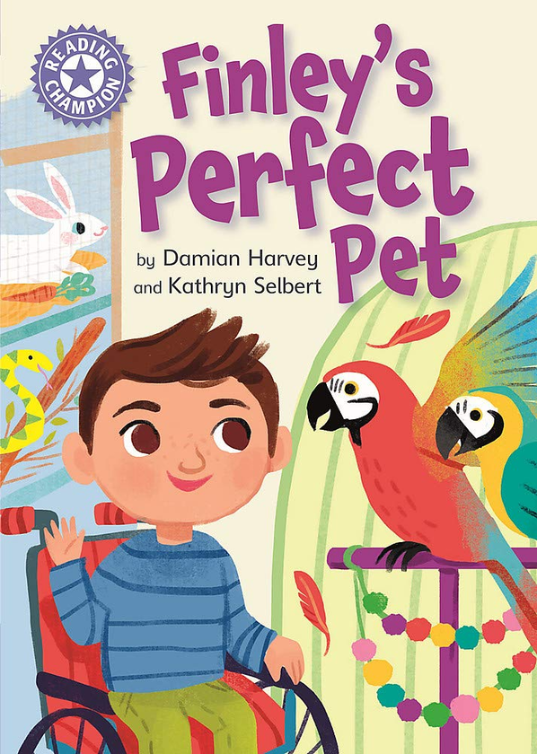 Бумажная книга «Finley's Perfect Pet. Independent Reading Purple 8», автор Дэмиан Харви - фото №1