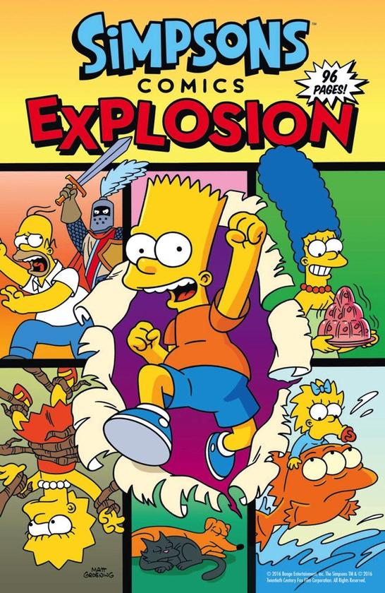 Паперова книга «Simpsons Comics. Explosion», автор Метт Гроунінг - фото №1
