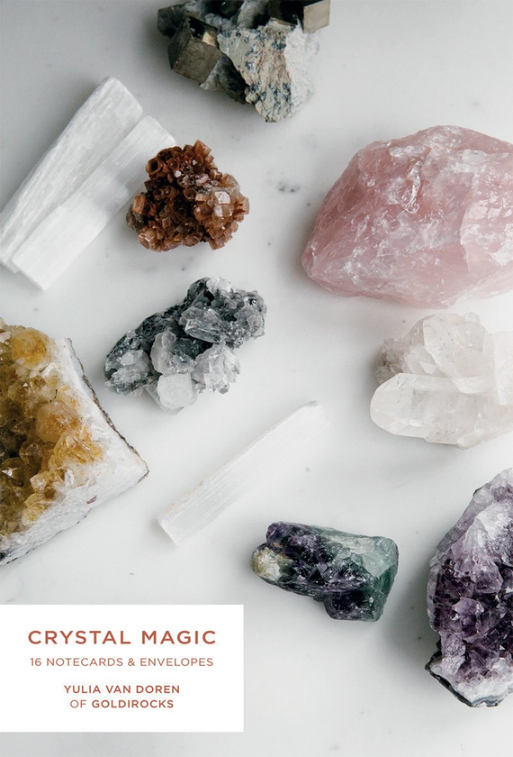 Бумажная книга «Crystal Magic: 16 Notecards & Envelopes», автор Юлия Ван Дорен - фото №1