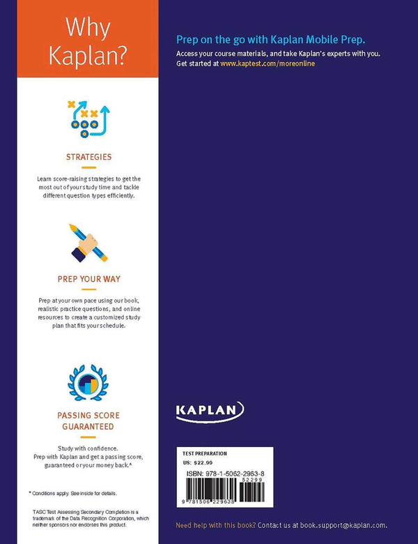 [object Object] «Tasc Prep. 2 Practice Tests + Proven Strategies + Online» - фото №2 - миниатюра