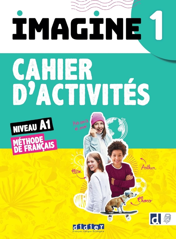Паперова книга «Imagine 1. Niveau A1. Cahier d'activites avec CDmp3 avec didierfle.app», авторів Луїза Руссело, Марі-Ноель Коктон, Магоша Фрекелін - фото №1