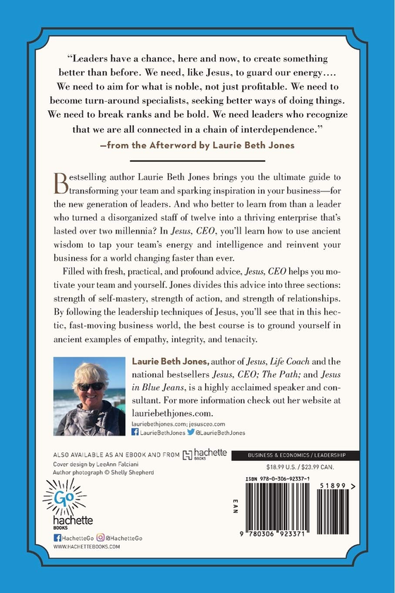 Паперова книга «Jesus, CEO. Using Ancient Wisdom for Visionary Leadership», автор Лорі Бет Джонс - фото №1