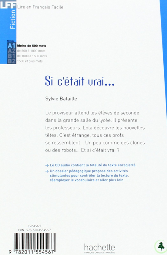 Паперова книга «Si c'e'tait vrai (+ audio CD)», автор Sylvie Bataille - фото №1