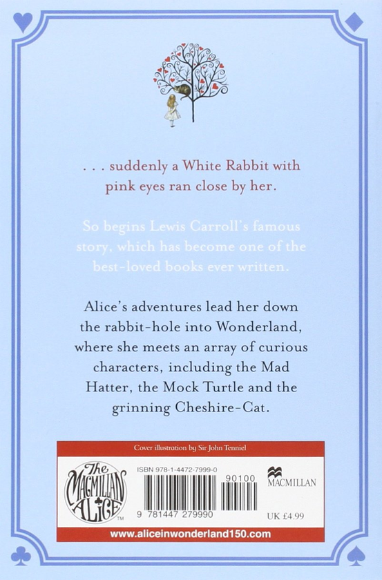 Бумажная книга «Alice's Adventures in Wonderland », автор Льюис Кэрролл - фото №1