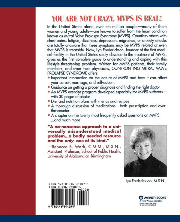 Паперова книга «Confronting Mitral Valve Prolapse Syndrome», автор Лін Фредеріксон - фото №1