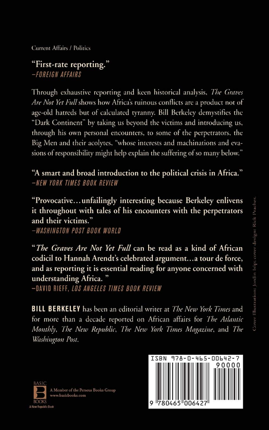 Бумажная книга «The Graves Are Not Yet Full», автор Билл Беркли - фото №1