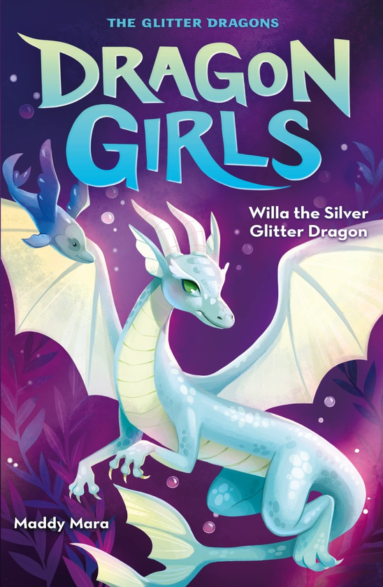 Бумажная книга «Willa the Silver Glitter Dragon», автор Мэдди Мара - фото №1