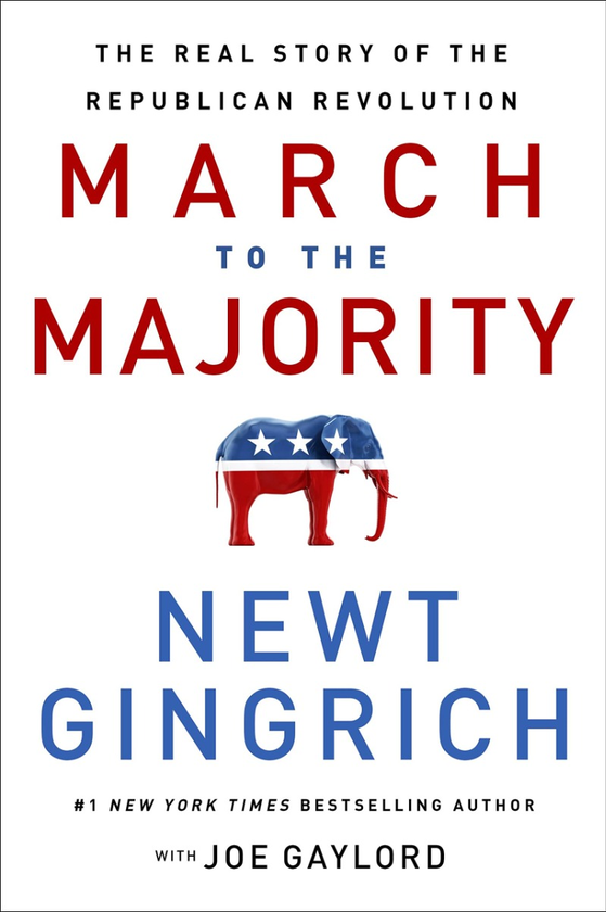 Паперова книга «The March to the Majority», авторів Ньют Гінгріч, Джозеф Гейлорд - фото №1