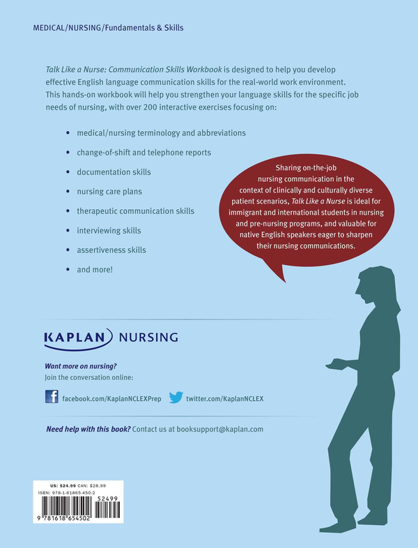 [object Object] «Talk Like A Nurse : Communication Skills Workbook for Nurses in Training», автор Сьюзан Дендрідж Бошер - фото №2 - мініатюра