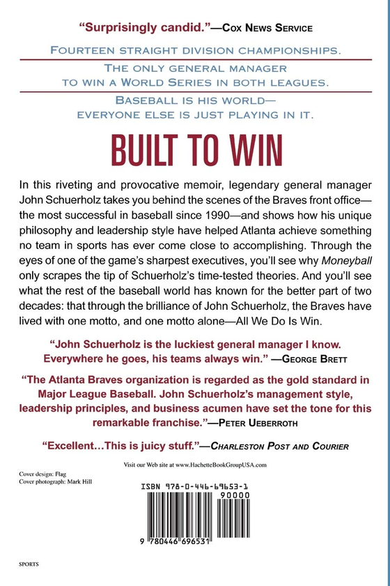 Бумажная книга «Built to Win. Inside Stories and Leadership Strategies from Baseball's Winningest GM», авторов Джон Шуэрхольц, Ларри Гест - фото №1