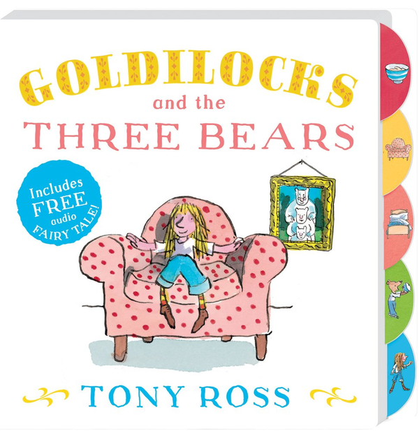 Паперова книга «Goldilocks and the Three Bears», автор Тоні Росс - фото №1