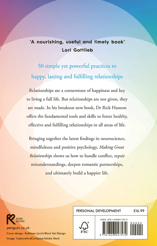 Паперова книга «Making Great Relationships», автор Рік Генсон - фото №1