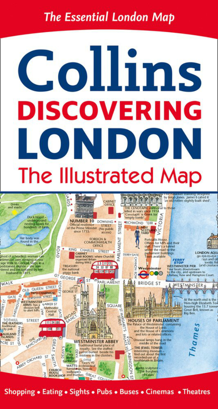 Паперова книга «Collins Discovering London. The Illustrated Map» - фото №1