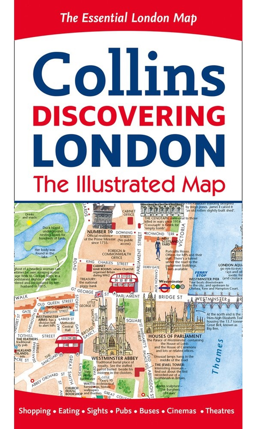 Паперова книга «Collins Discovering London. The Illustrated Map» - фото №1