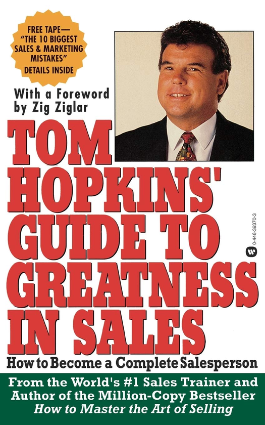 Бумажная книга «Tom Hopkins Guide to Greatness in Sales. How to Become a Complete Salesperson», автор Том Хопкинс - фото №1