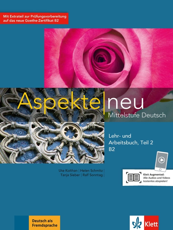 [object Object] «Aspekte neu B2 Lehr- und Arbeitsbuch, Teil 2», авторів Уте Койтан, Гелен Шмітц - фото №1
