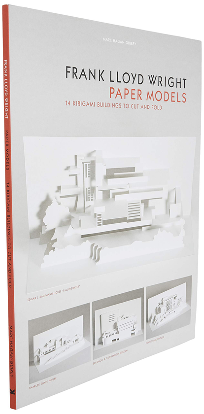 Бумажная книга «Frank Lloyd Wright Paper Models. 14 Kirigami Buildings to Cut and Fold», автор Марк Хаган-Гирей - фото №1