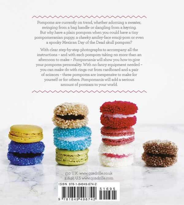 Бумажная книга «Pompomania: 30 cute and characterful pompoms», автор Кристин Лич - фото №1