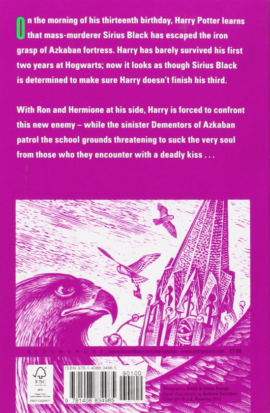 Бумажная книга «Harry Potter and the Prisoner of Azkaban», автор Джоан Роулинг - фото №1