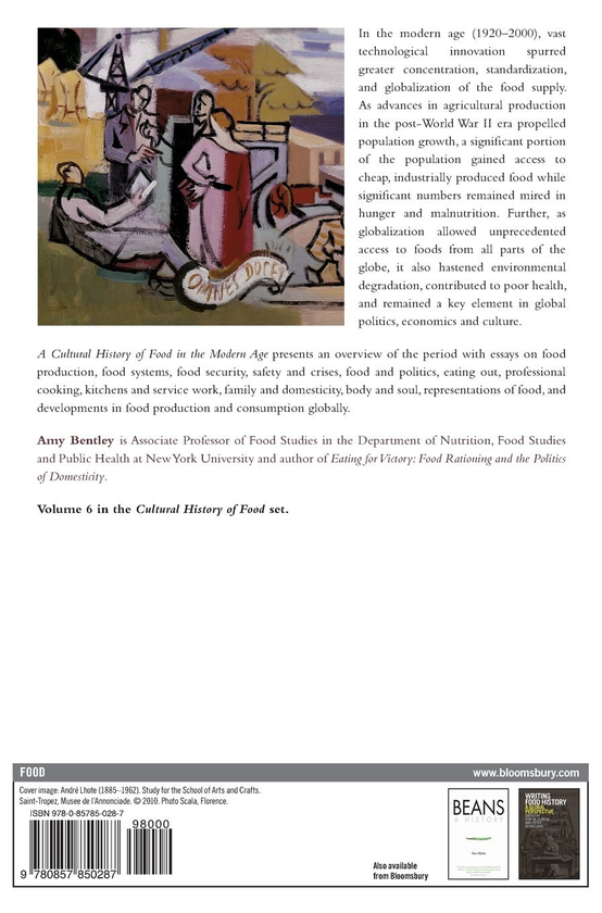 Бумажная книга «A Cultural History of Food in the Modern Age. Volume 6» - фото №1