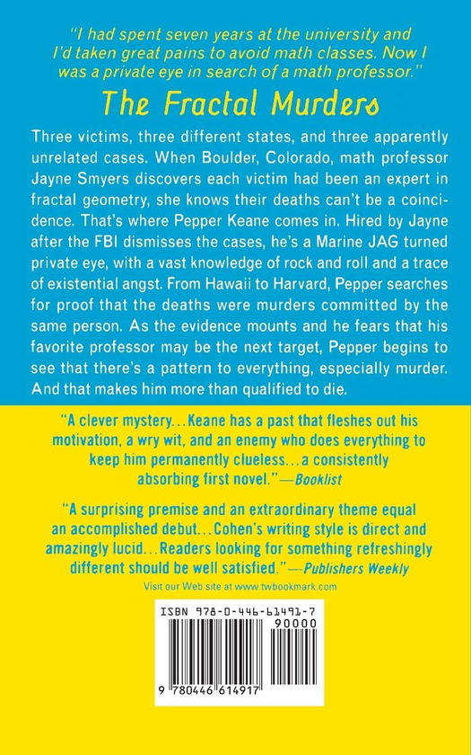Бумажная книга «The Fractal Murders», автор Марк Коэн - фото №1