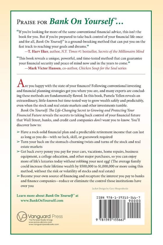 Паперова книга «Bank On Yourself», автор Памела Йеллен - фото №1