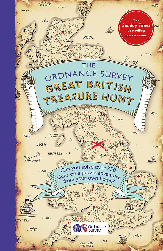 Бумажная книга «The Ordnance Survey Great British Treasure Hunt » - фото №1