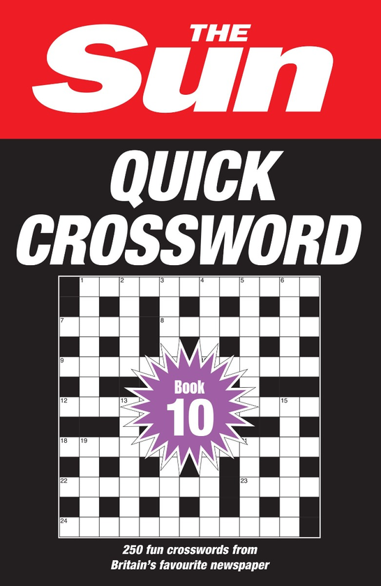 Бумажная книга «The Sun Quick Crossword Book 10/ 250 Fun Crosswords from Britain's Favourite Newspaper» - фото №1