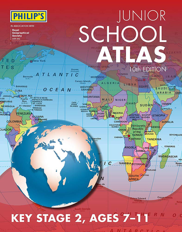 Бумажная книга «Philip's Junior School Atlas 10th Edition» - фото №1