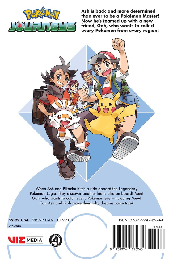 Бумажная книга «Pokemon Journeys. Volume 1», автор Матито Гоми - фото №1