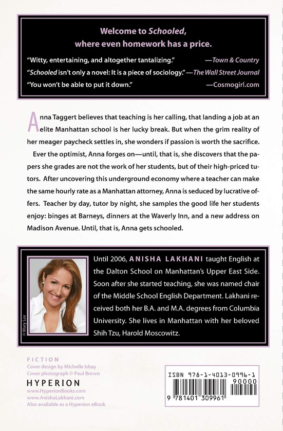 Бумажная книга «Schooled», автор Аниша Лахани - фото №1