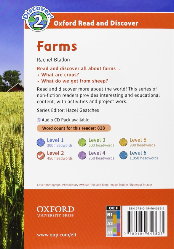 Бумажная книга «Oxford Read and Discover: Level 2: Farms» - фото №1