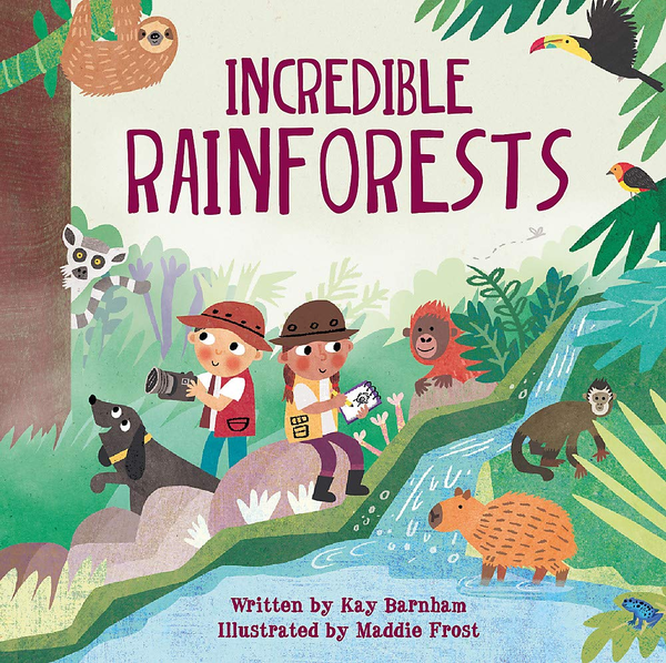 Паперова книга «Incredible Rainforests», автор Кей Барнем - фото №1