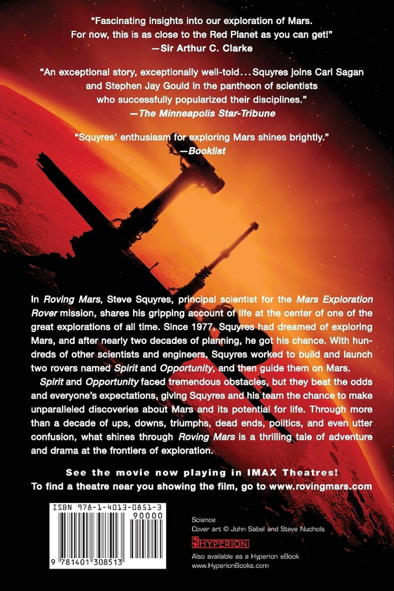 Бумажная книга «Roving Mars. Spirit, Opportunity and the Exploration of the Red Planet», автор Стивен Сквайрс - фото №1