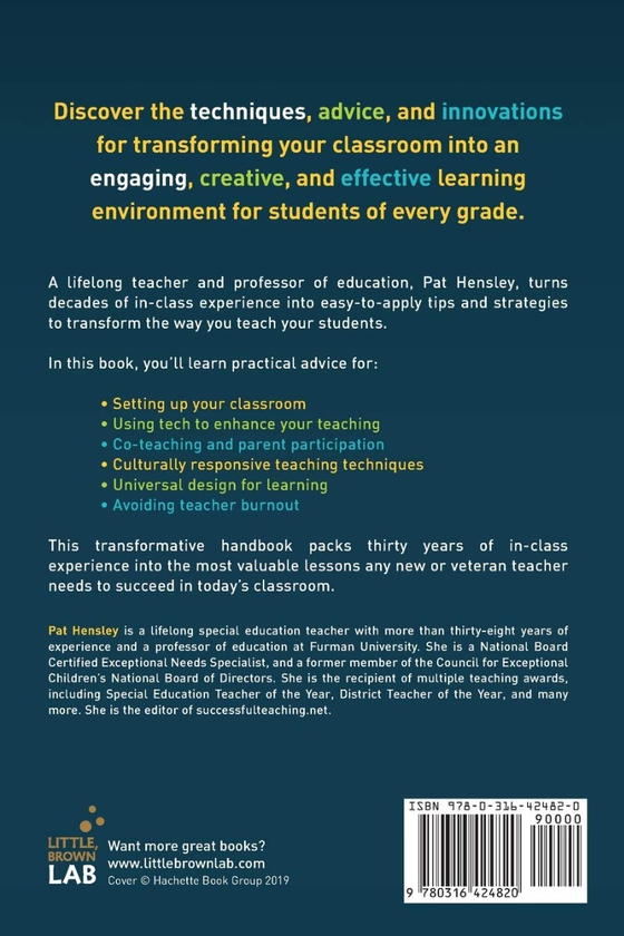 Бумажная книга «The Successful Teacher's Handbook. Creative Strategies for Engaging Your Students, Managing Your Classroom, and Thriving as an Educator», автор Пэт Хенсли - фото №1