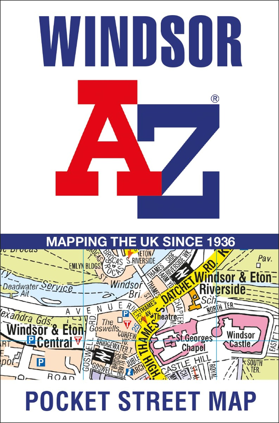 Бумажная книга «Windsor A-Z Pocket Street Map» - фото №1